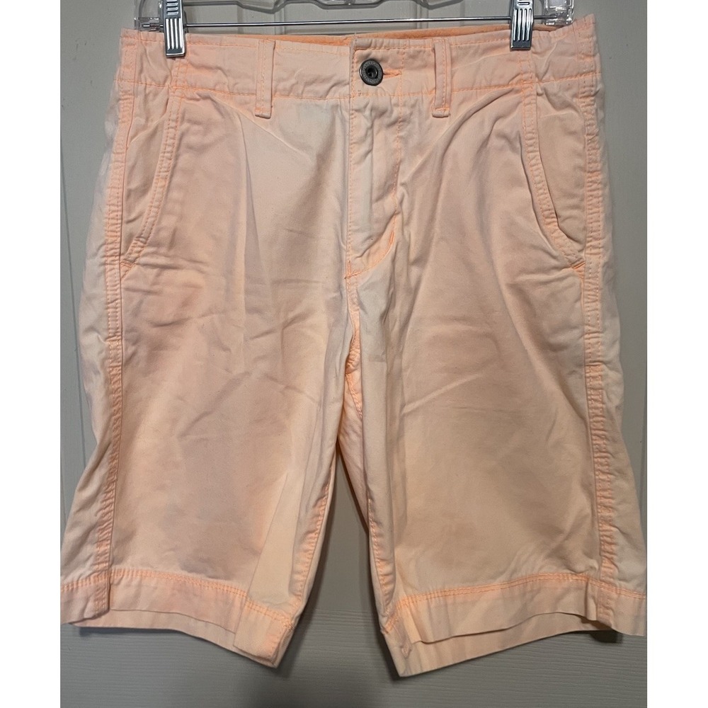 American Eagle Men'sShorts  Chino Shorts Preppy Twill Washed Out Casual Size 28